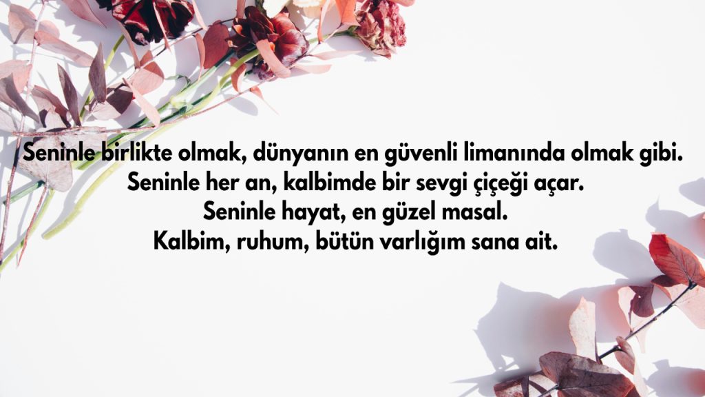 Aşk Sözleri 2024 - Sevgiliye, Eşe, Nişanlıya