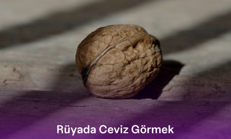 Rüyada Ceviz