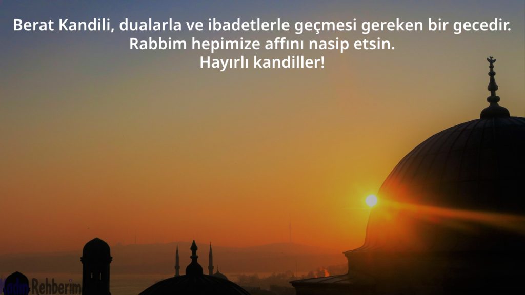 Resimli Berat Kandili Mesajları